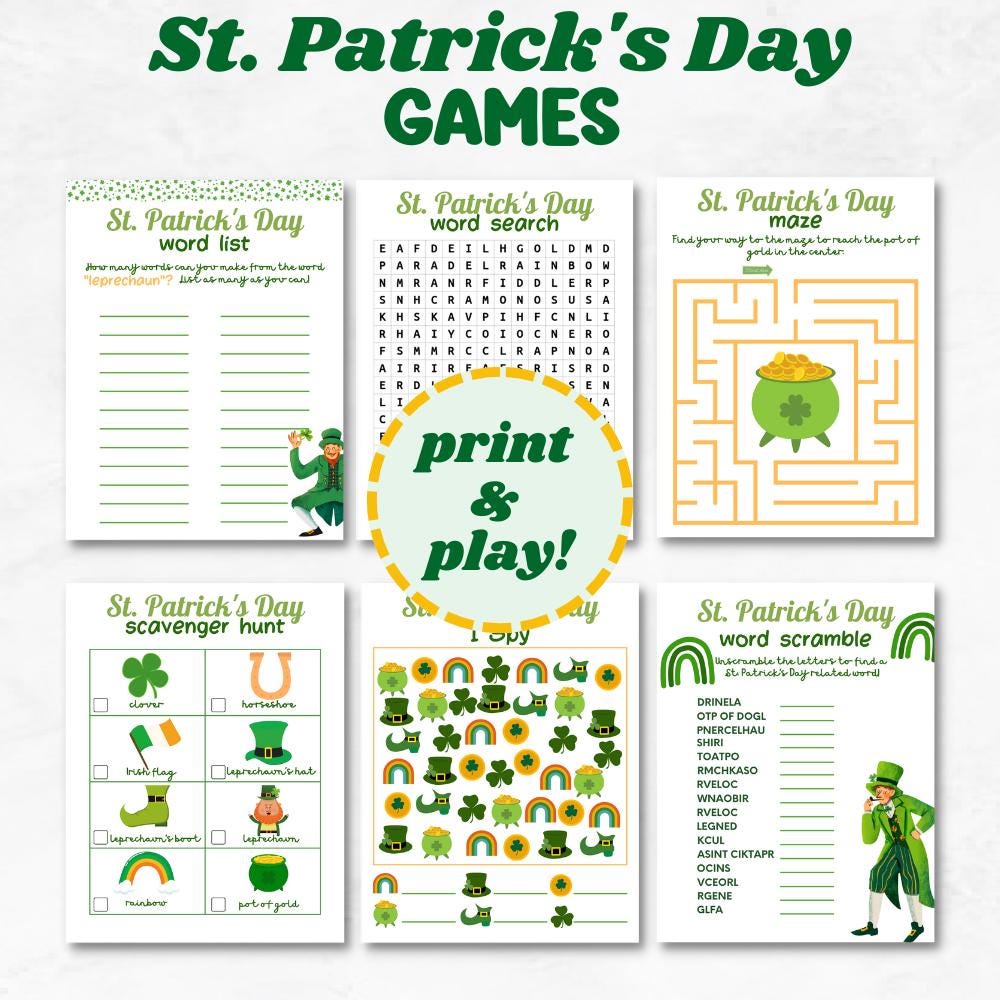 St. Patrick's Day Games & Activities