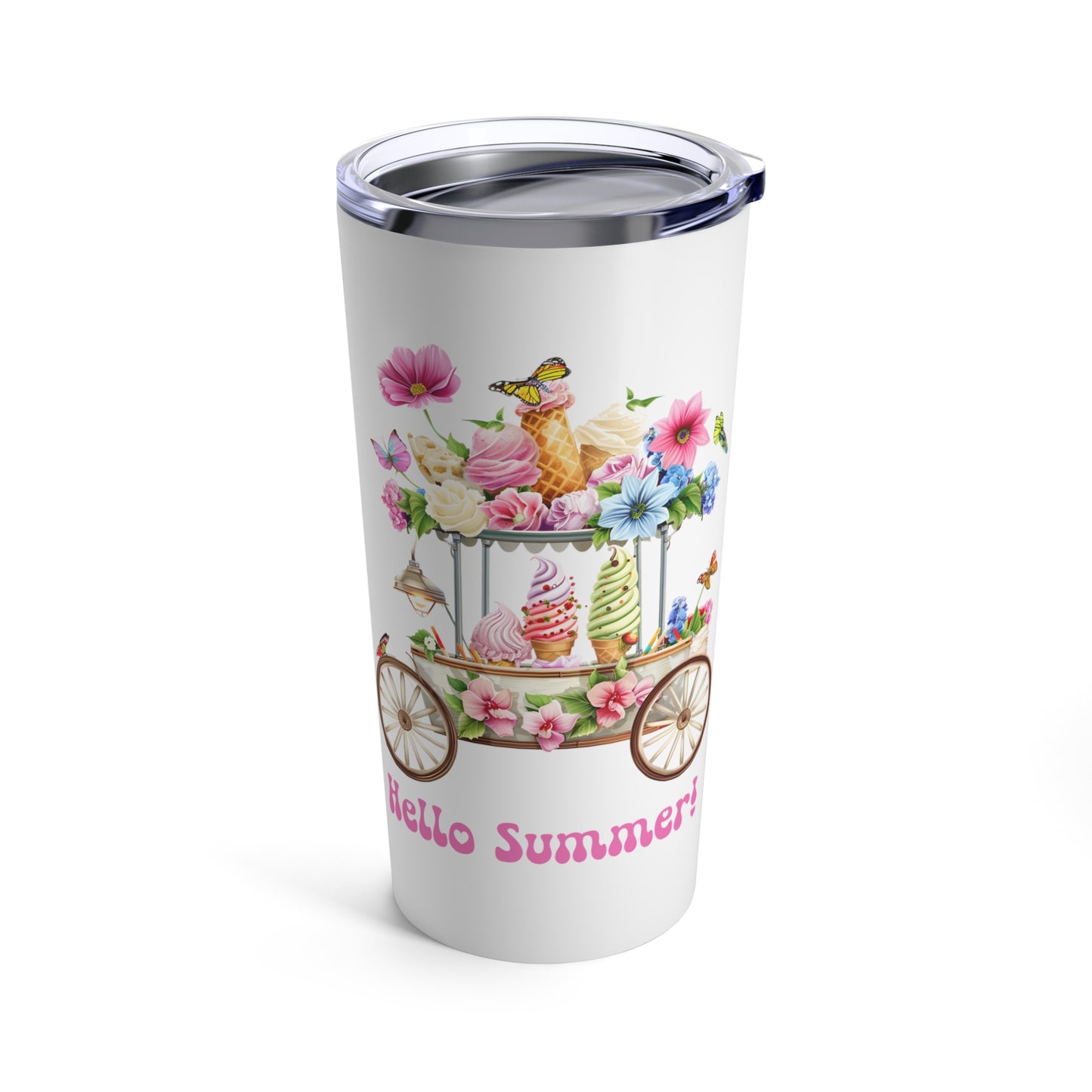 Hello Summer Tumbler, 20oz