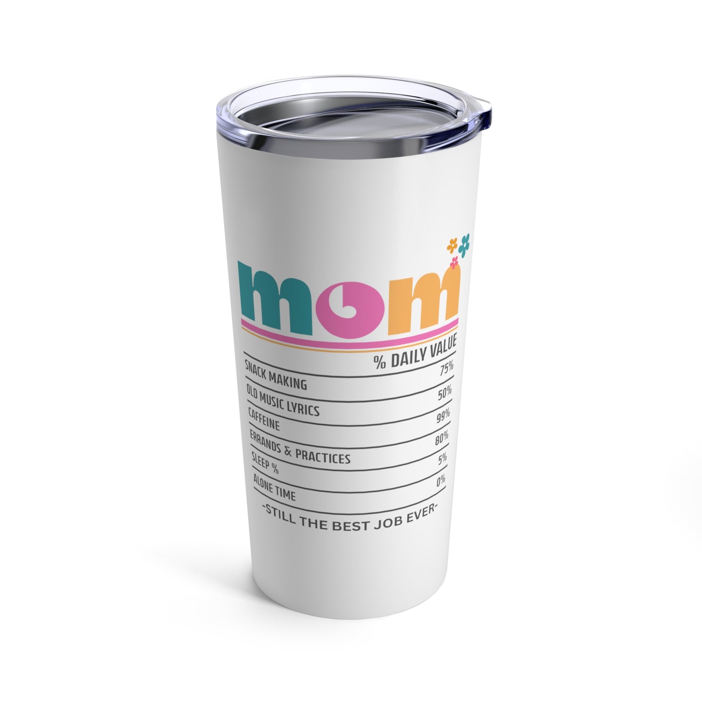 Mom - Best Job Ever Tumbler, 20oz