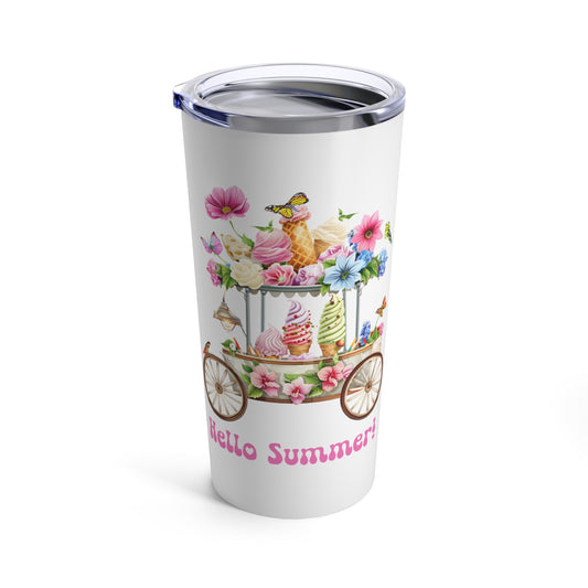 Hello Summer Tumbler, 20oz