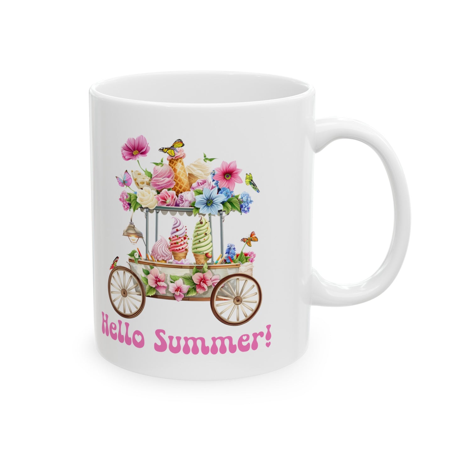 Hello Summer Coffee Mug, 11 oz