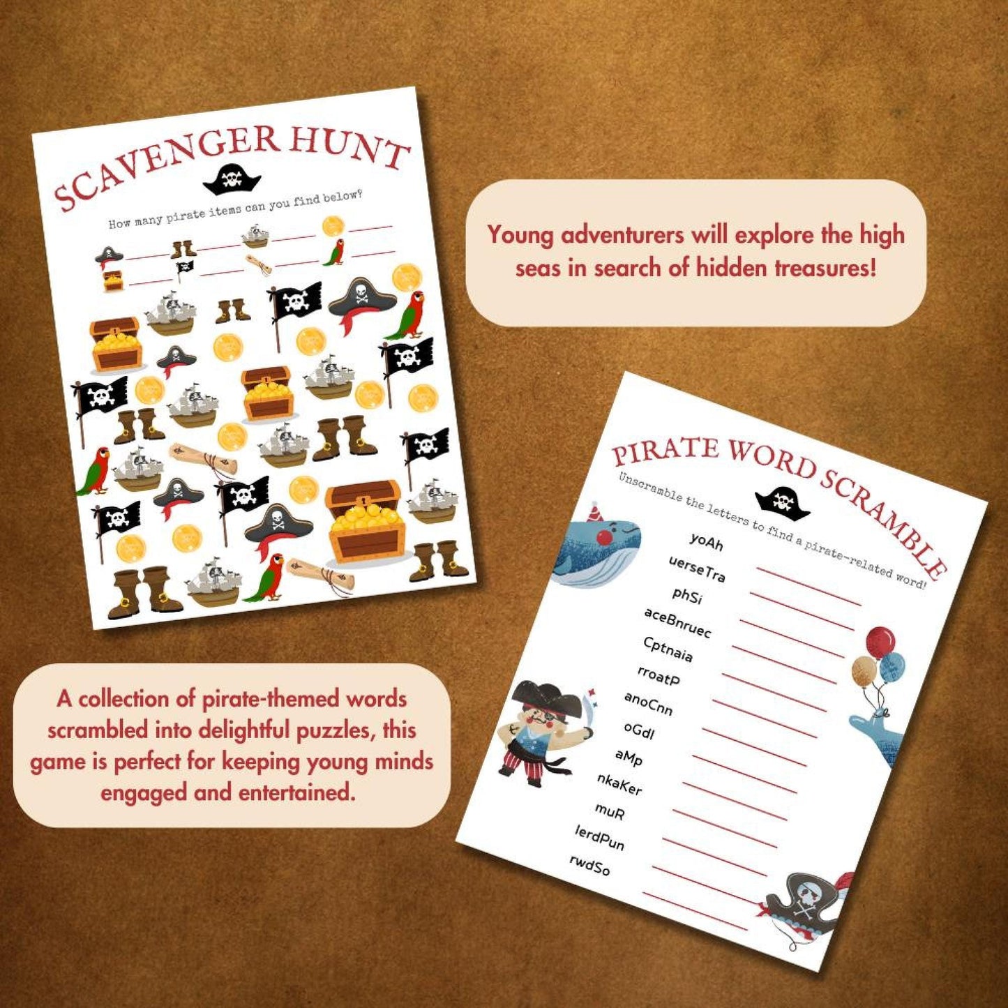 Pirate Birthday Party Games & Activities