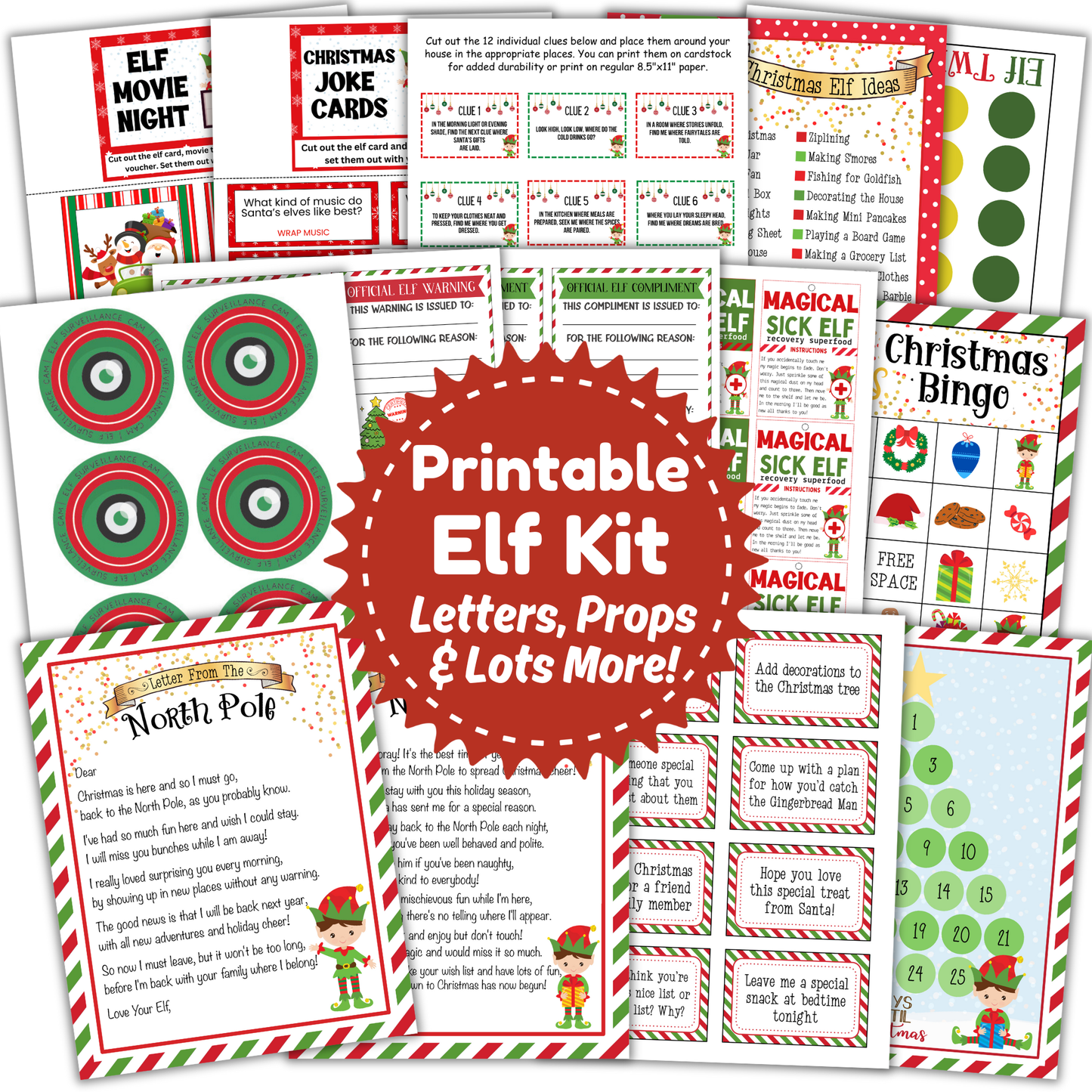 Printable Elf Kit - The Ultimate Kit For Your Christmas Elf