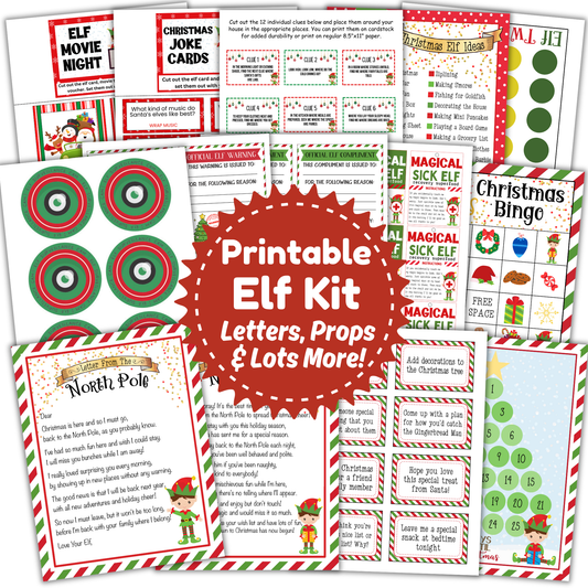 Printable Elf Kit - The Ultimate Kit For Your Christmas Elf