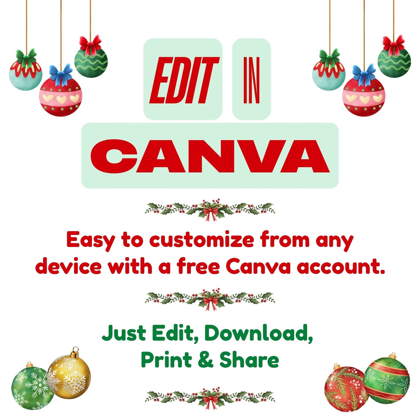 Editable Christmas Elf Report Card