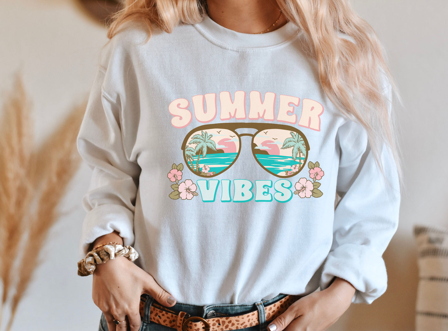 Summer Vibes Crewneck Sweatshirt