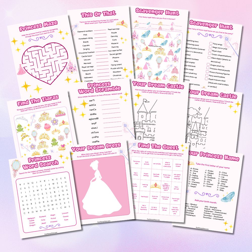 Princess Party Games & Activities
