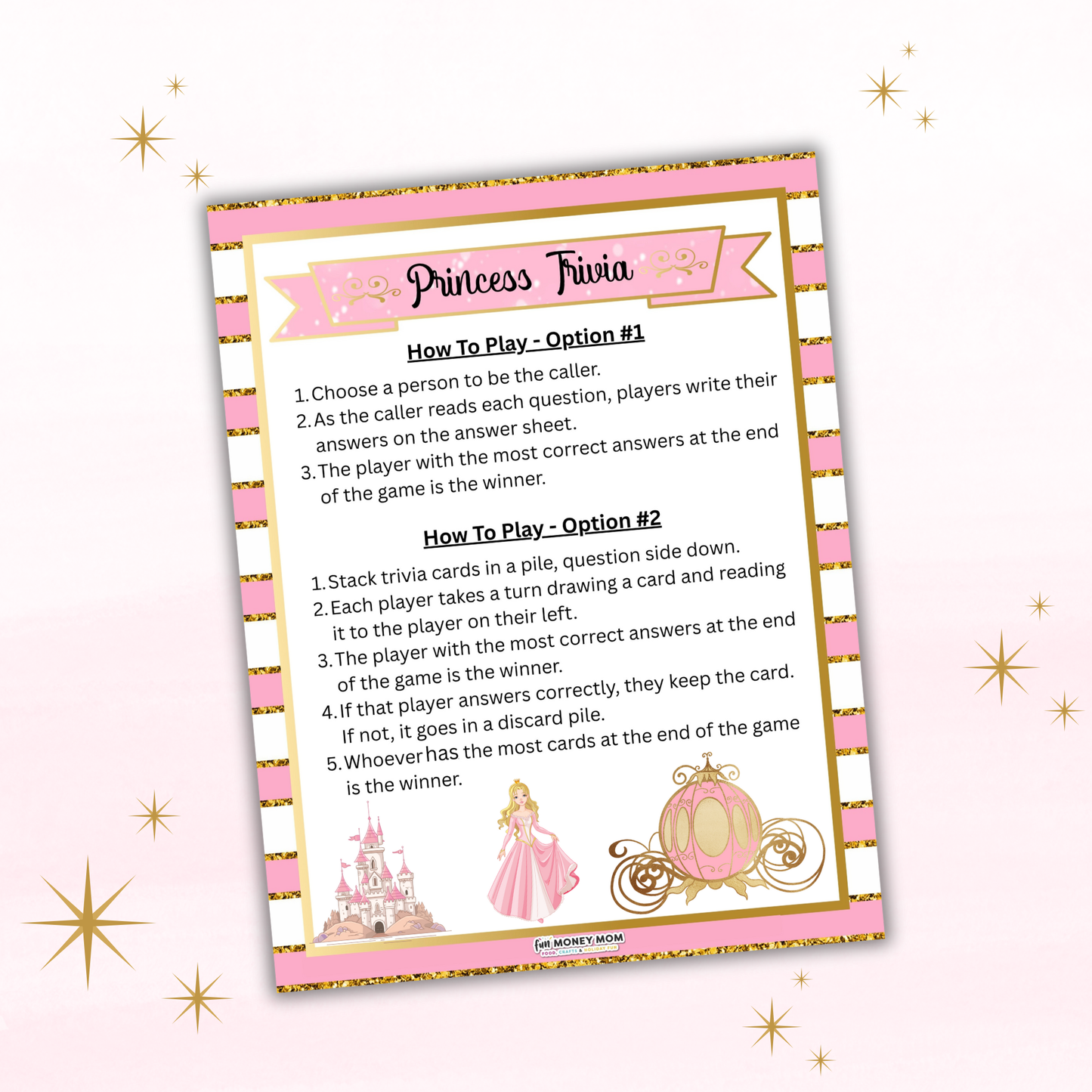 Princess Trivia Game