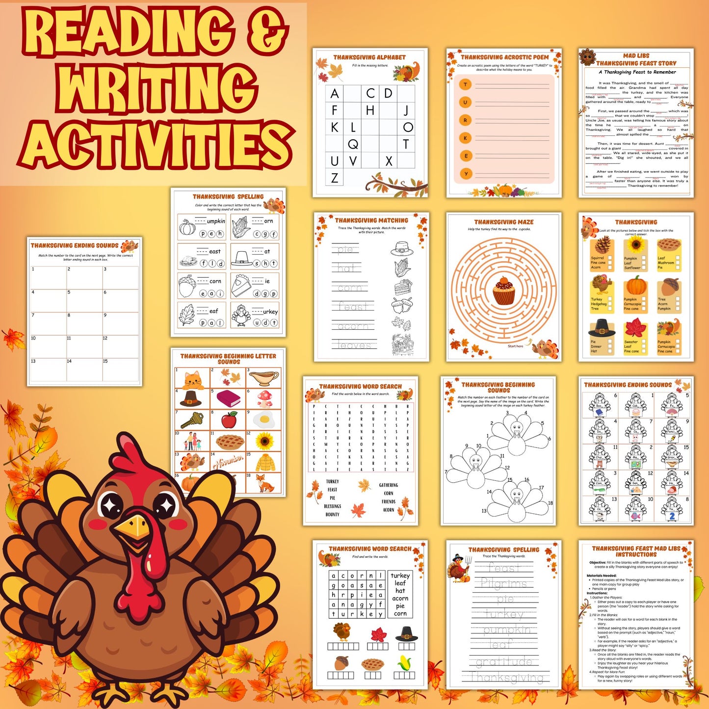 Thanksgiving Activity Pack