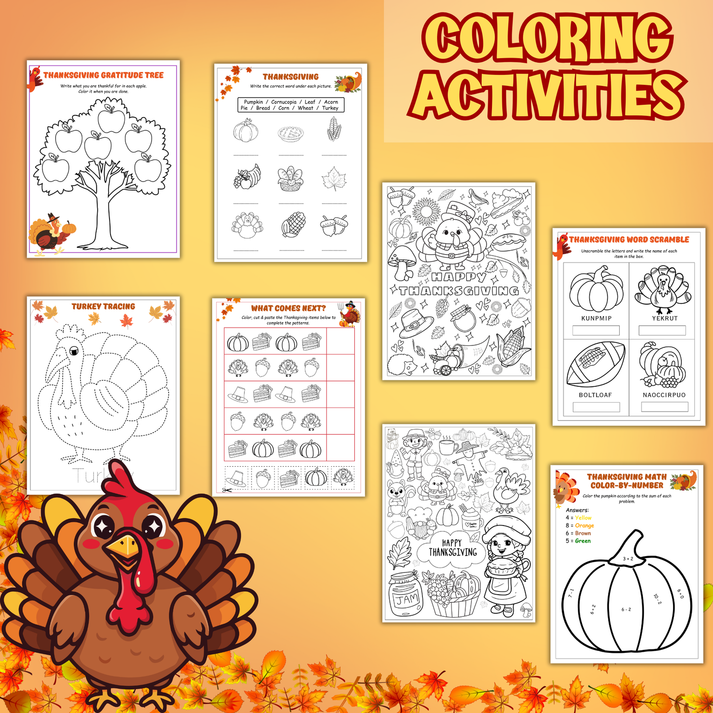 Thanksgiving Activity Pack