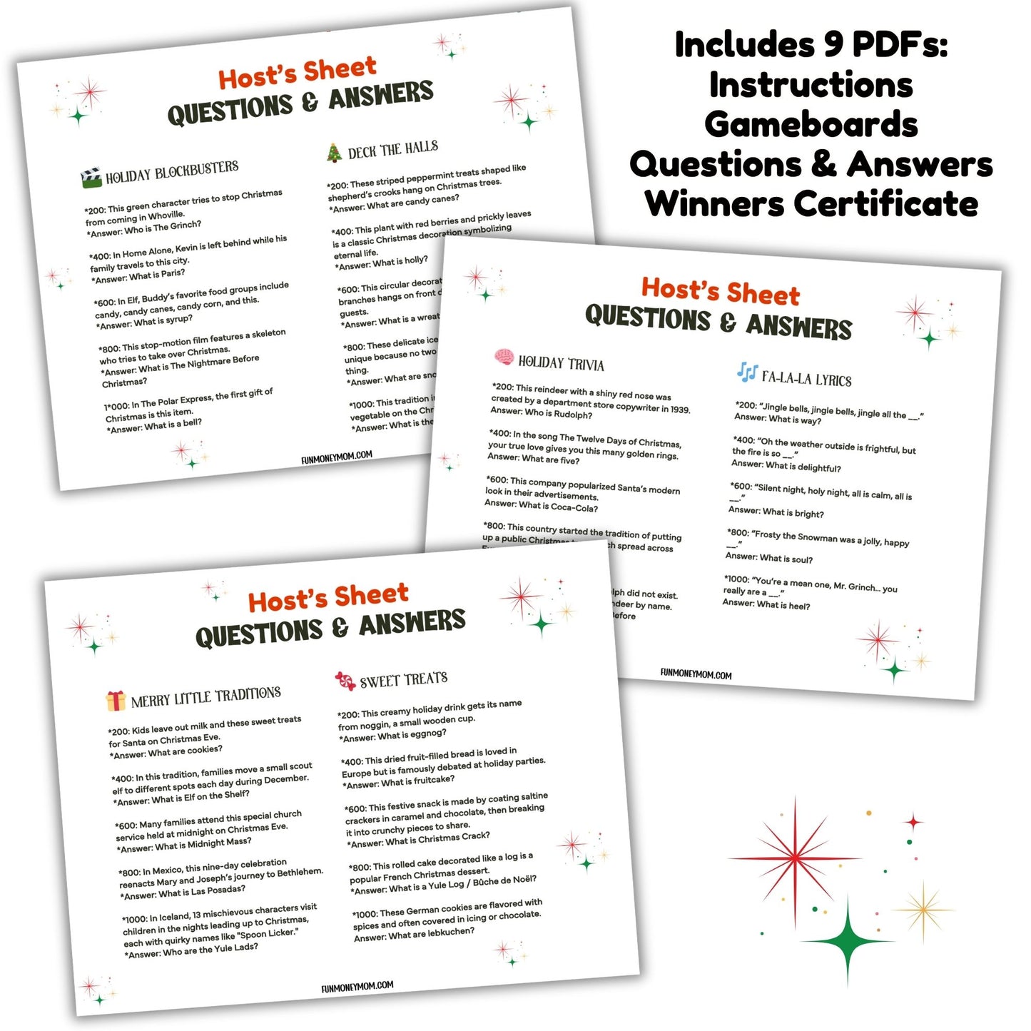 Christmas Jeoparty Game