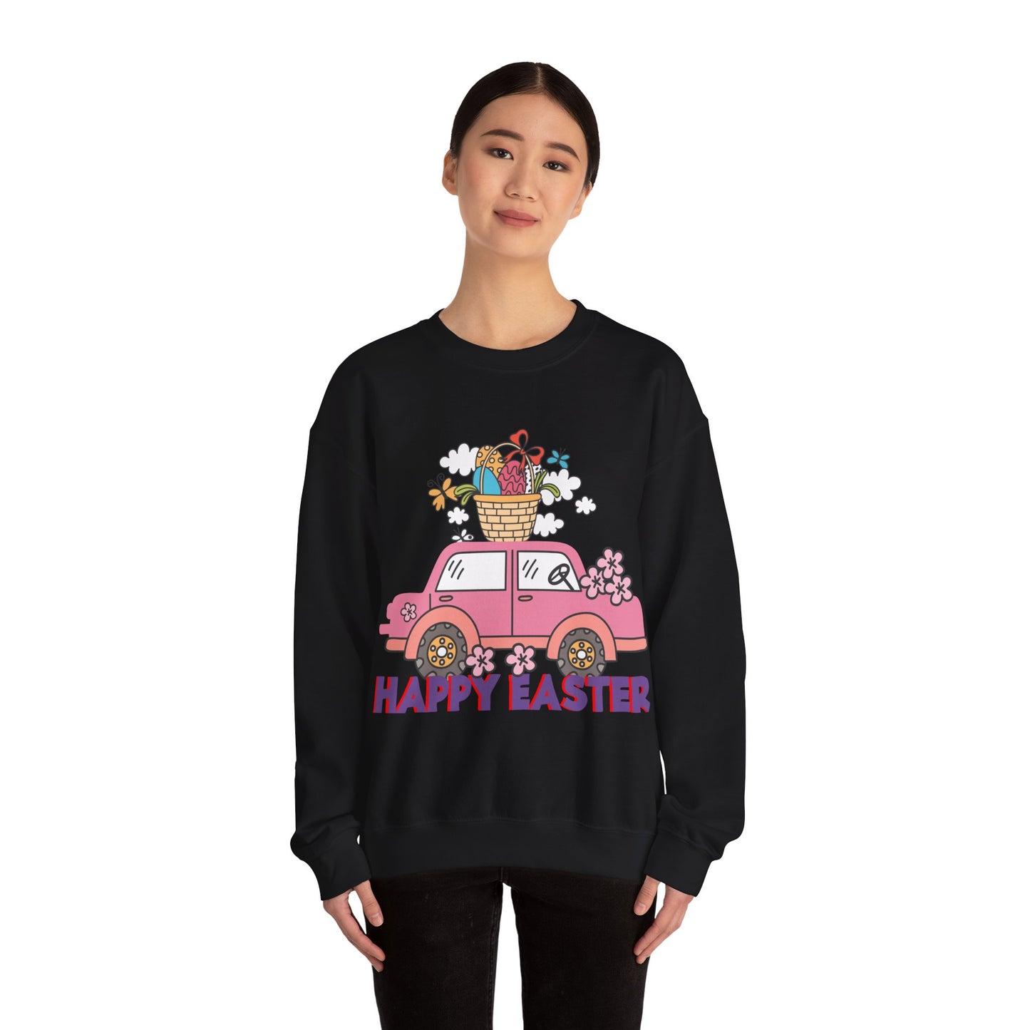 Easter Car Crewneck Sweatshirt