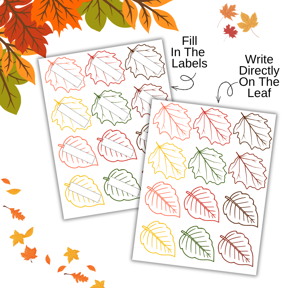Printable Thankful Tree