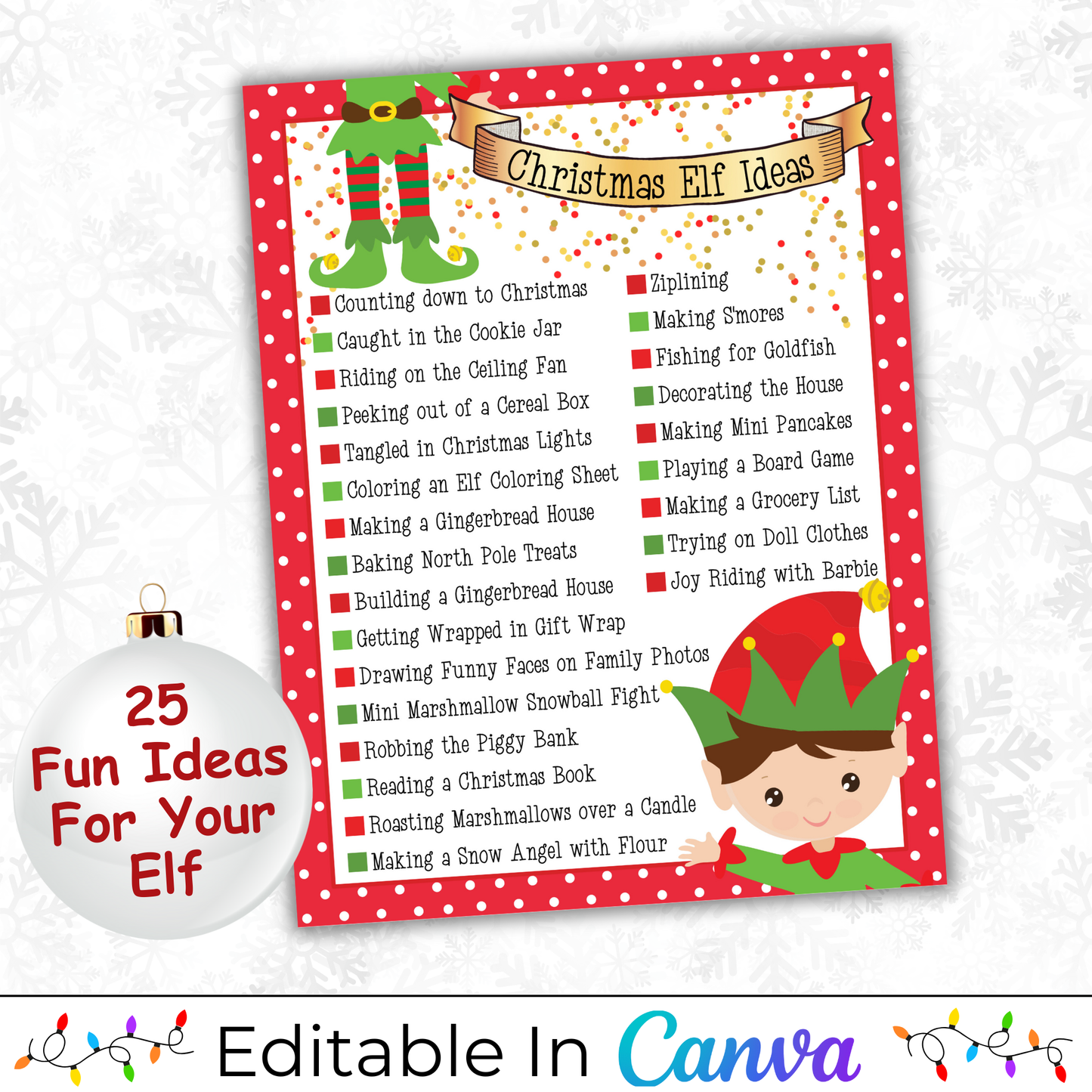 Editable Christmas Elf Welcome Letter, Goodbye Letter & Fun Elf Ideas