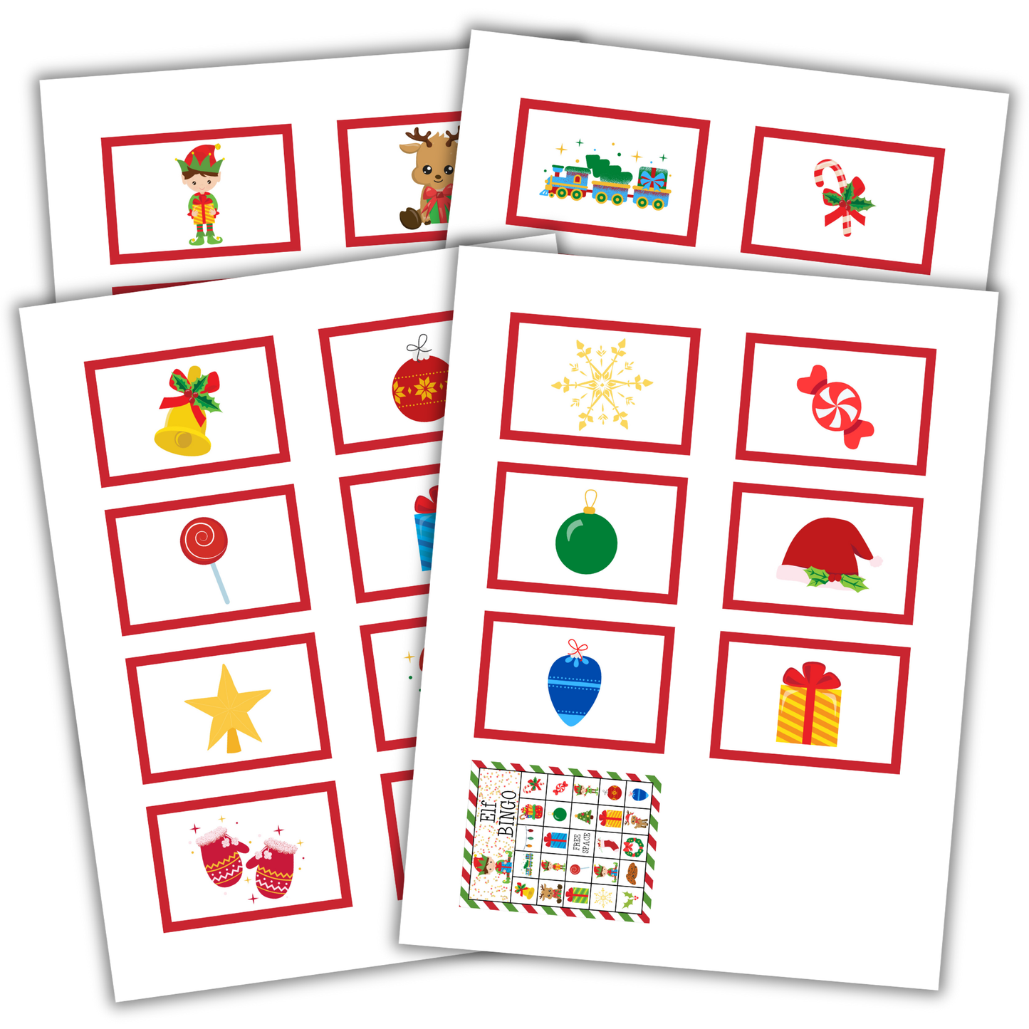 Christmas Elf Bingo Game