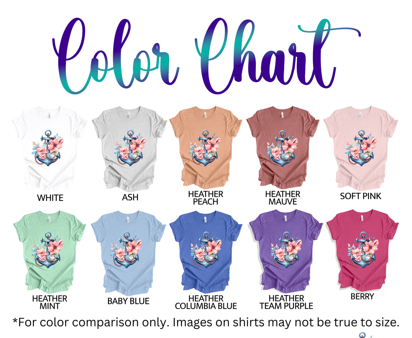 Floral Anchor T-shirt