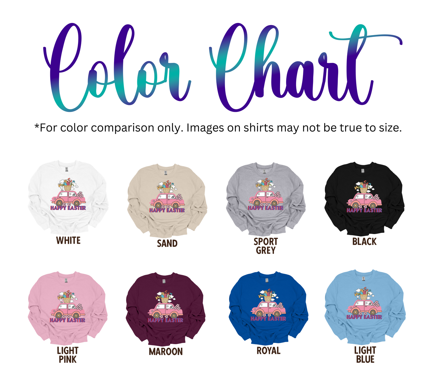 Easter Car Crewneck Sweatshirt