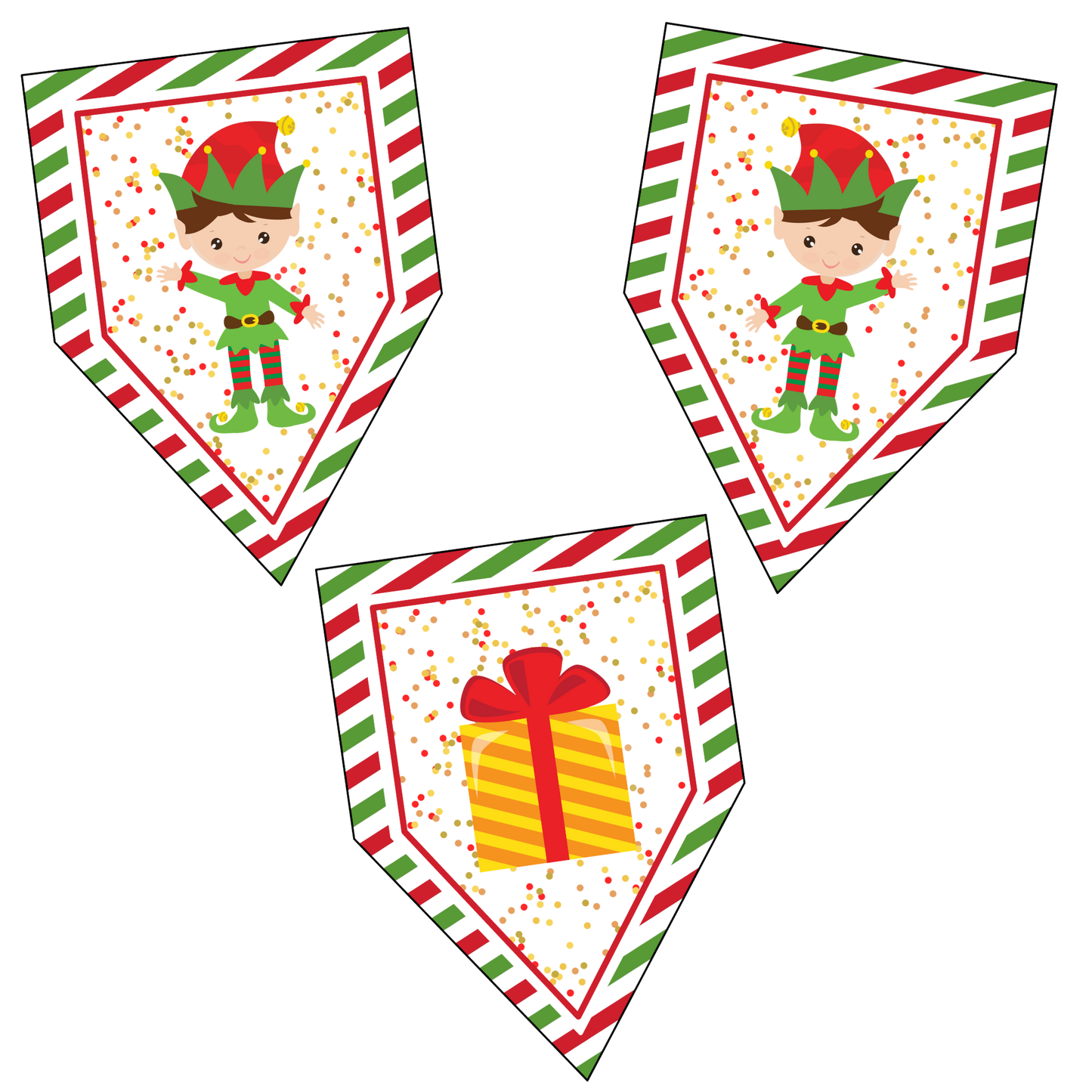 Elf Christmas Banner