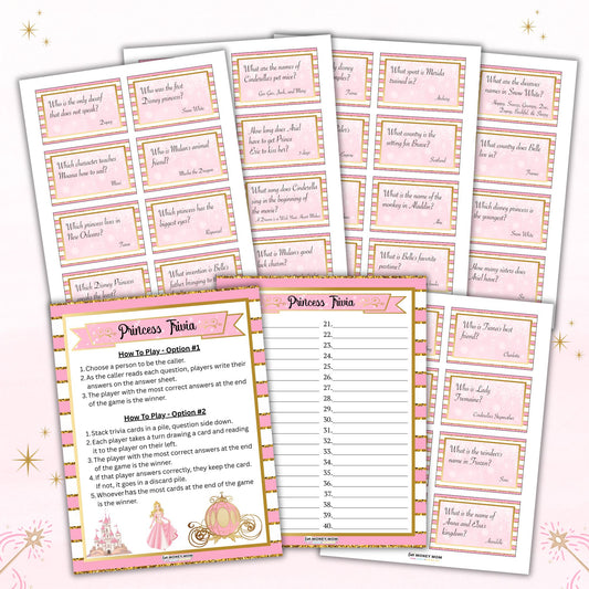Princess Trivia Game
