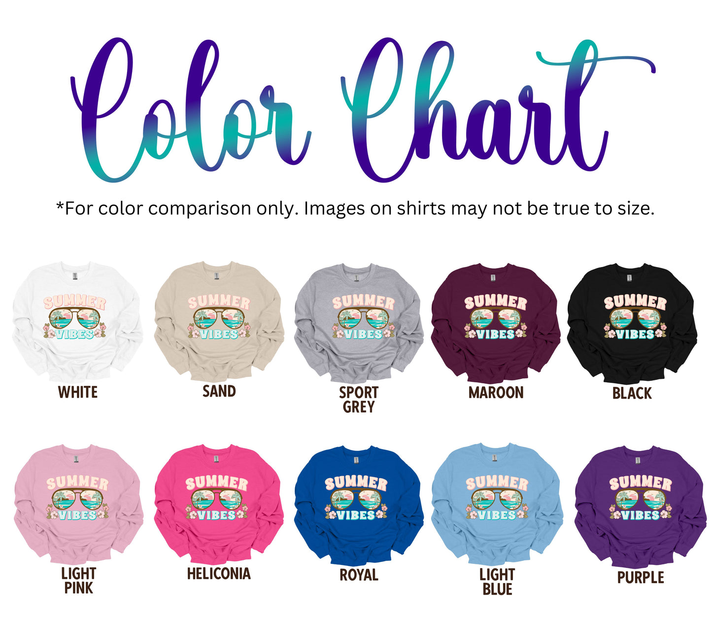 Summer Vibes Crewneck Sweatshirt