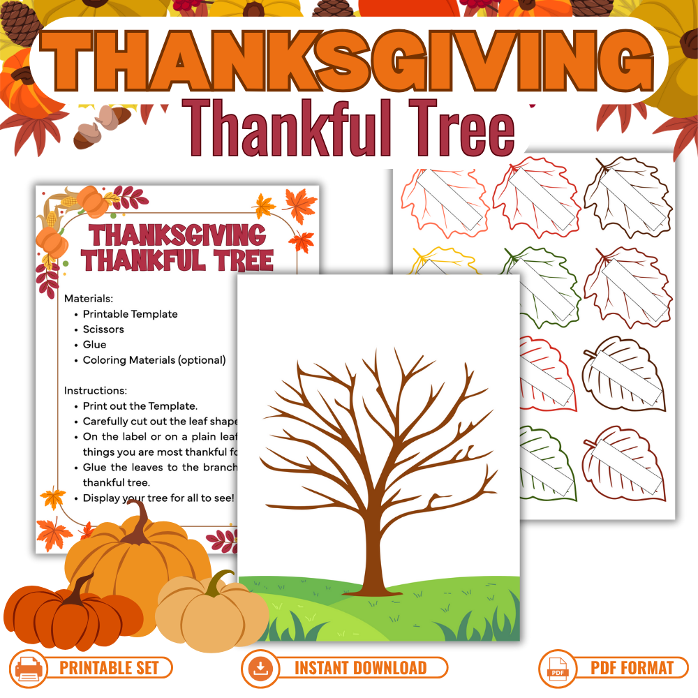 Printable Thankful Tree
