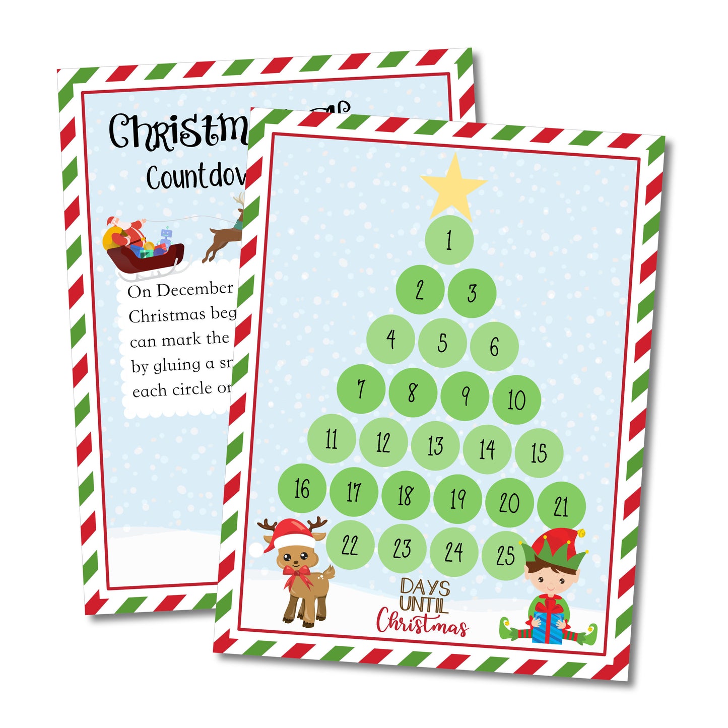 Christmas Countdown Printable